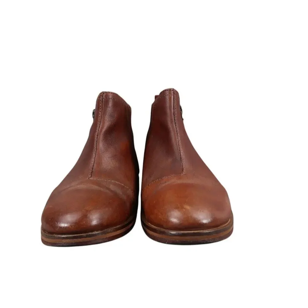 J Shoes Womens 6.5 Boots Classic Leather Kellen Ankle Bootie Zip Artisan Comfort
